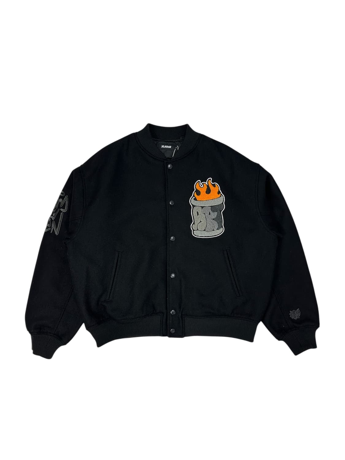 X-Large Varsity Jacket (Black) 상품이미지3