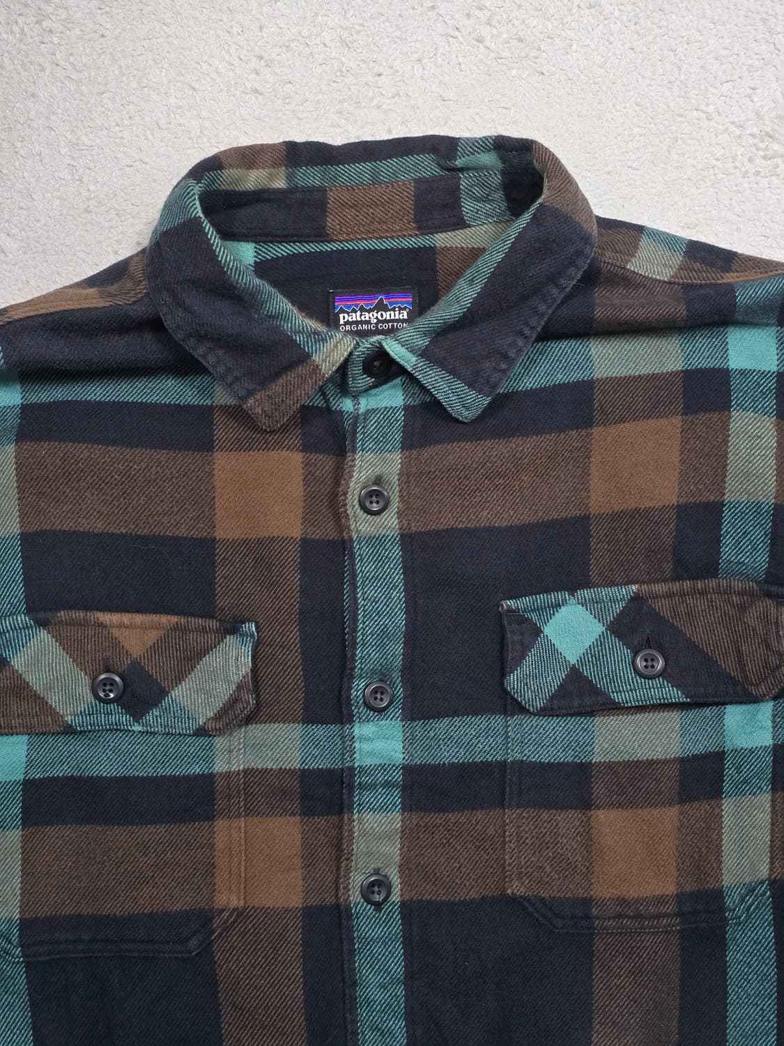 파타고니아 오가닉코튼 플란넬 체크 셔츠 L 상품이미지3