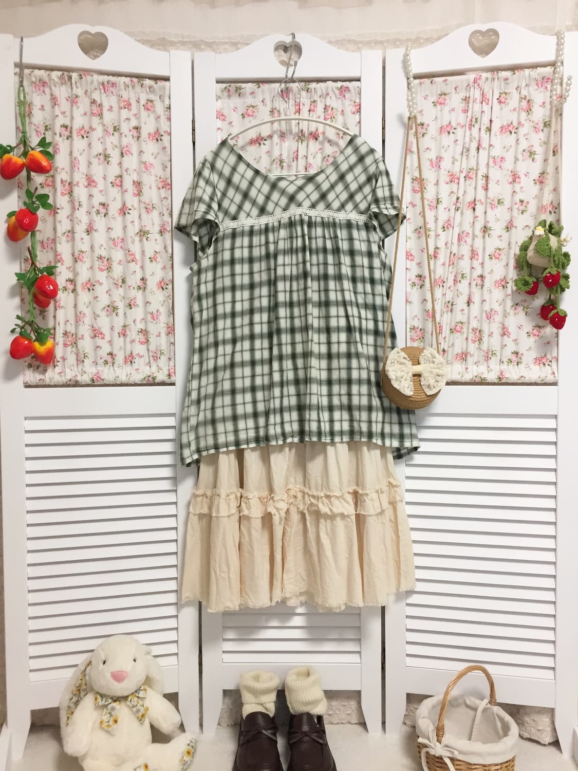 빈티지 수박소녀 코디세트 상품이미지1