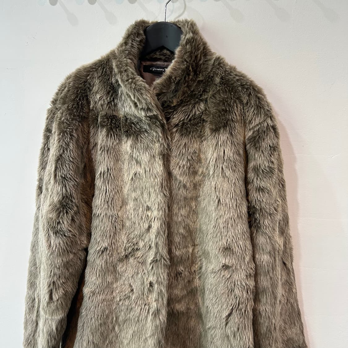 카키브라운 fur jacket 상품이미지4