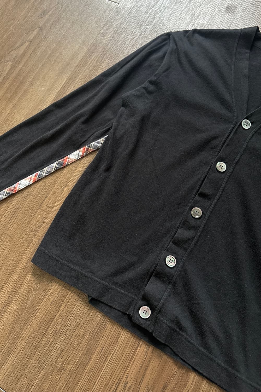 Comme des Garçons Plaid Panel  Cardigan 상품이미지6