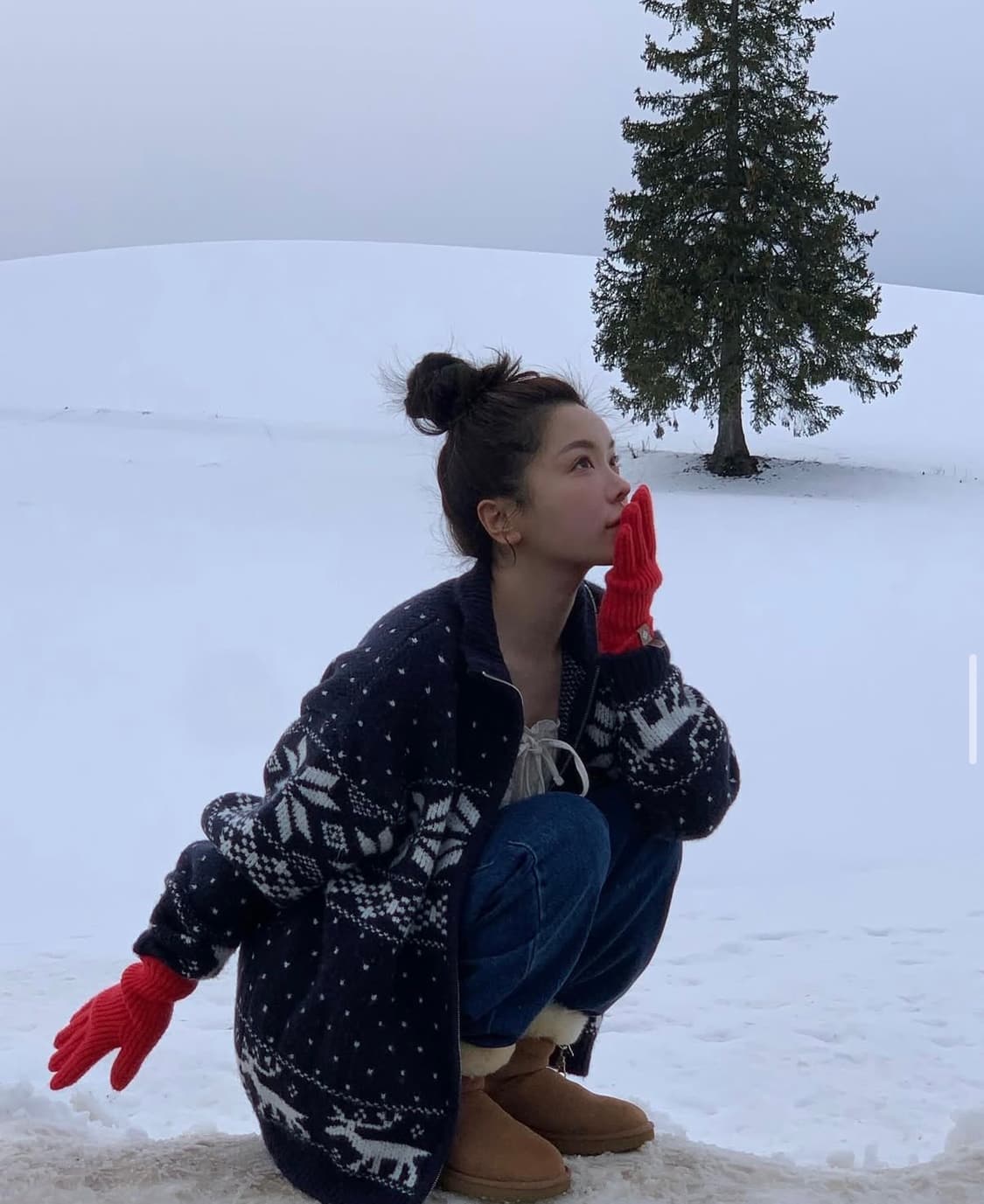 (최종가격/새상품)위드아웃썸머 눈꽃 집업 가디건 상품이미지1