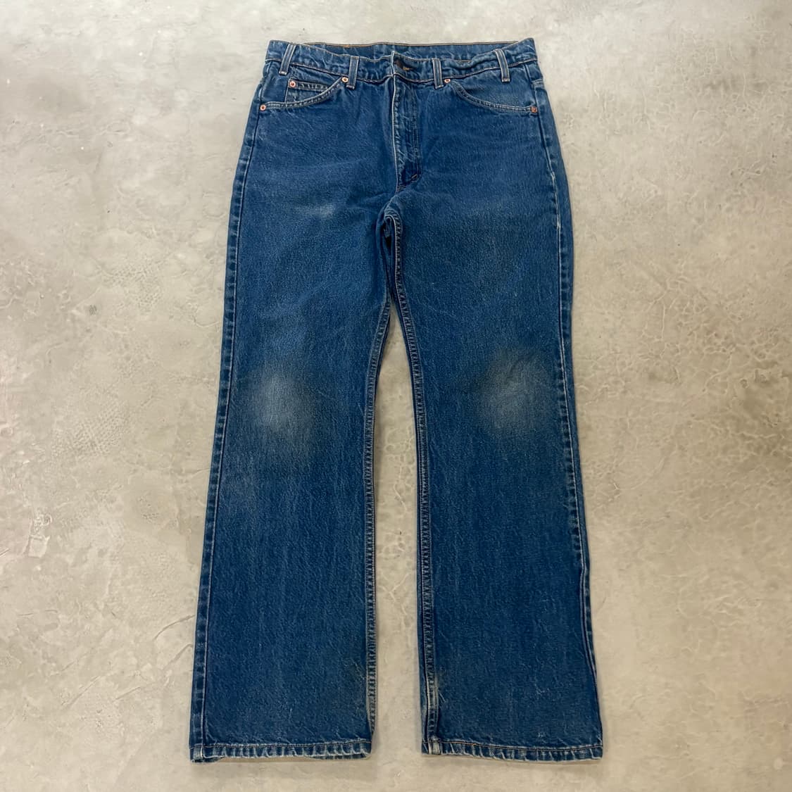 [36/32] 90s USA🇺🇸 리바이스 517 오렌지탭 중청 데님 상품이미지1