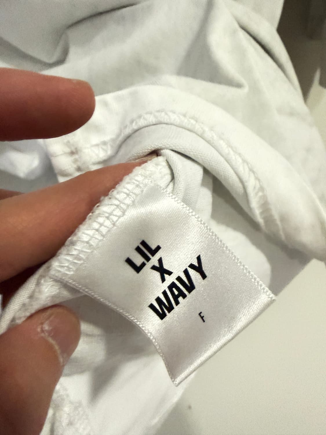 LIL X WAVY 마블 워싱 오버핏 반팔티  상품이미지3