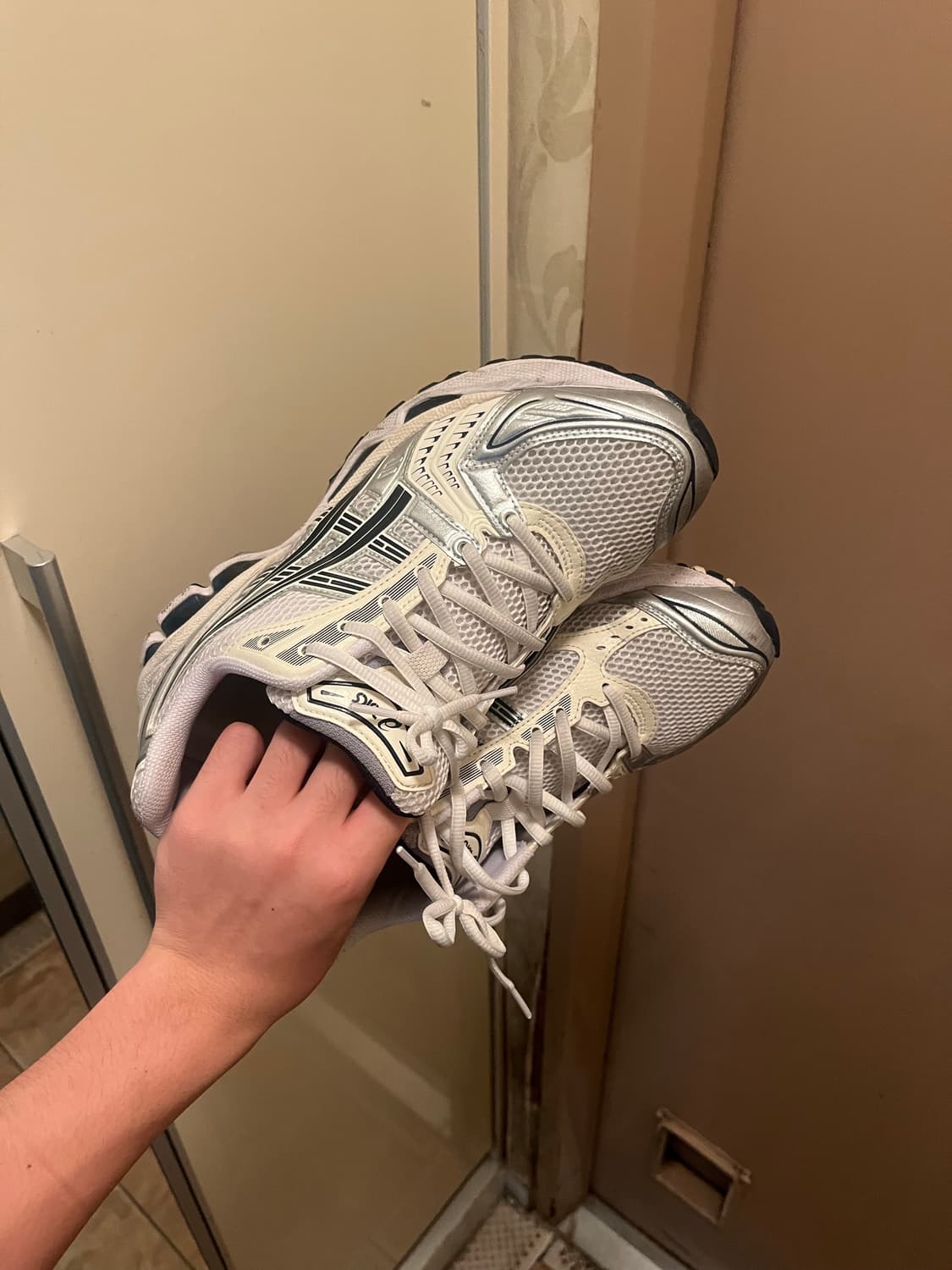 아식스 젤카야노14 화이트 미드나잇 275 상품이미지1