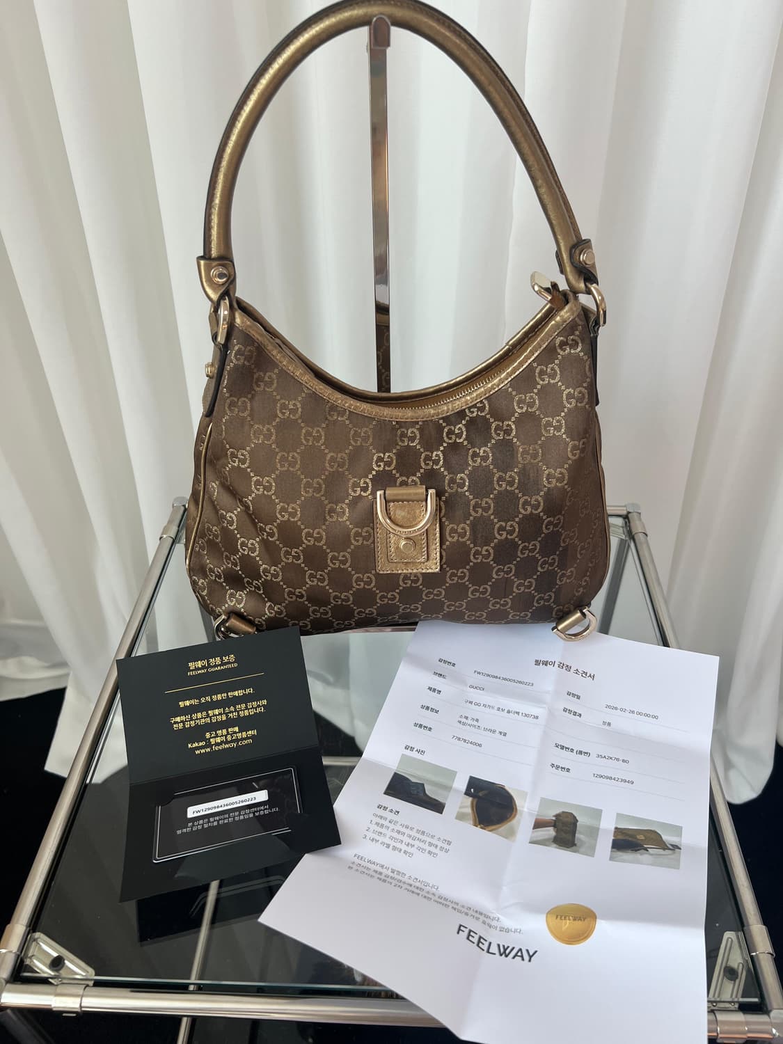 구찌 애비 D-링 모노그램 캔버스 숄더백 상품이미지2