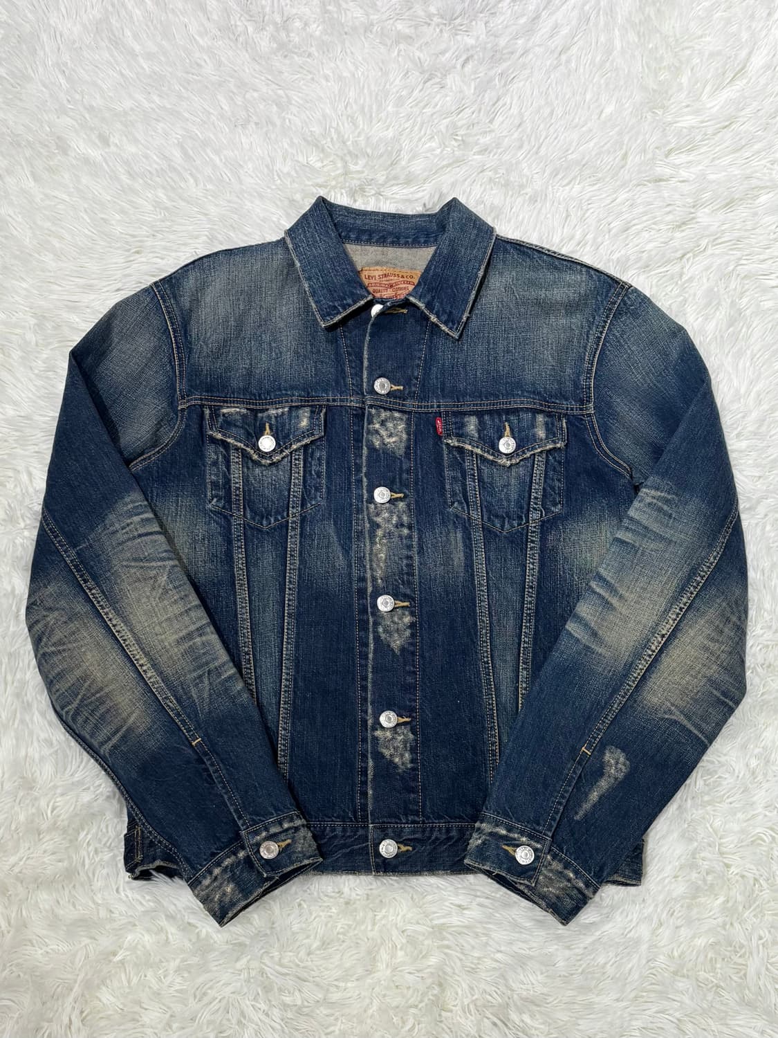 리바이스 데님 워싱 청자켓 상품이미지3