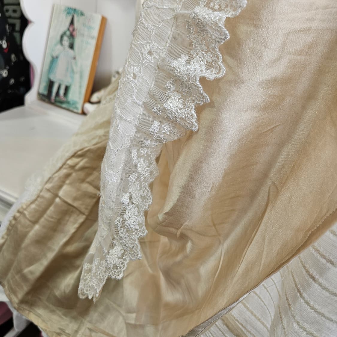 풀문 페이즐리 레이스 레이어드 점퍼스커트 상품이미지10