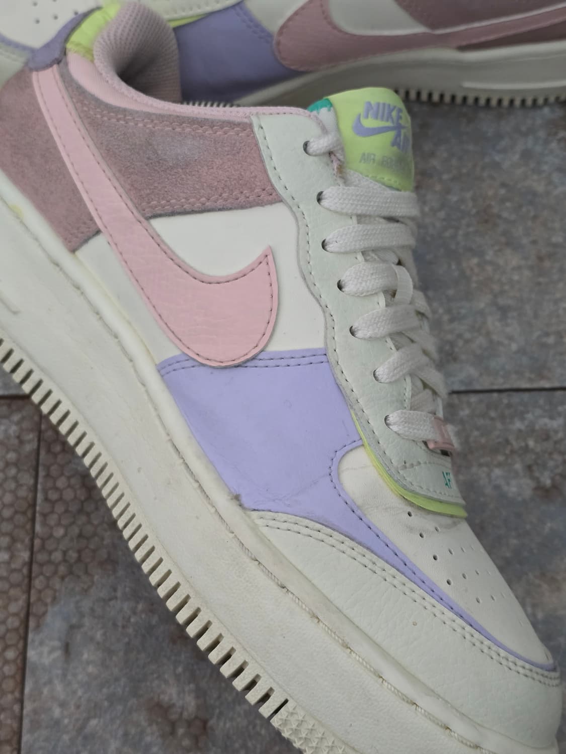 (250)나이키 에어포스 1 쉐도우 캐시미어 파스텔 상품이미지4