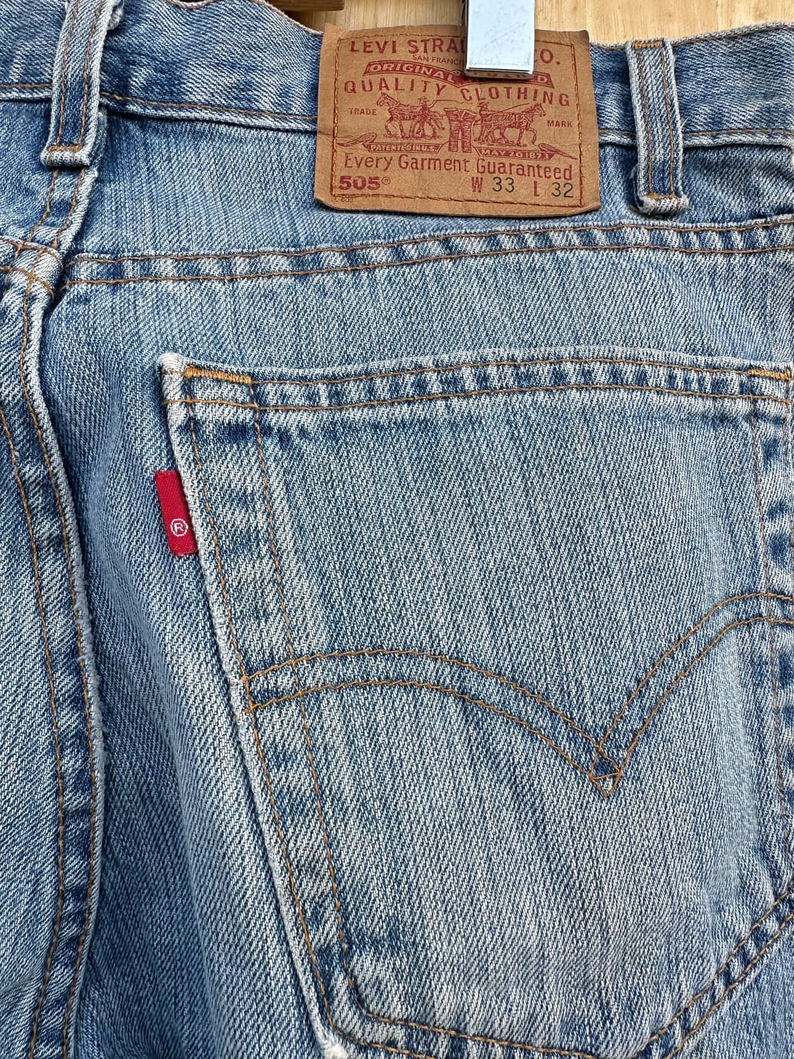 리바이스 연청 505 청바지 상품이미지6