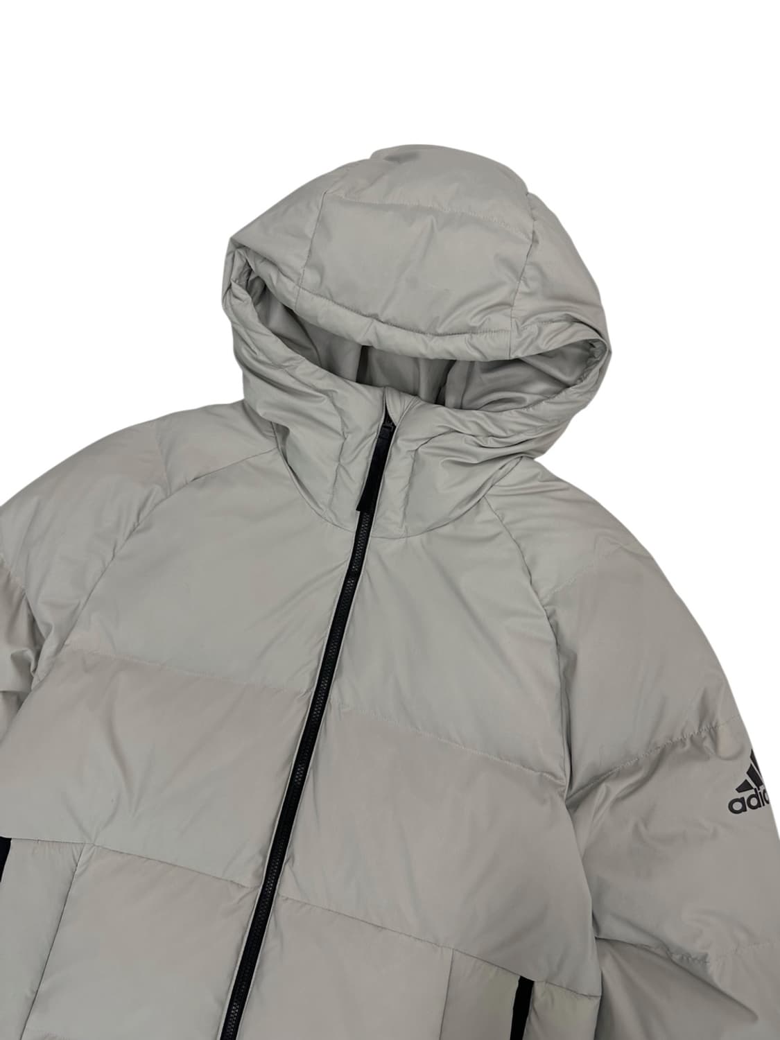 아디다스 덕다운 푸퍼패딩 웜그레이 (S) 상품이미지2