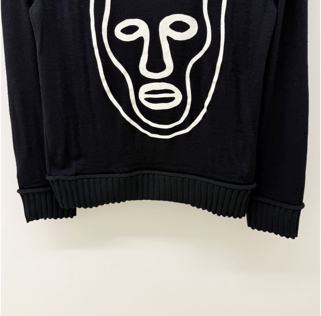 꼼데가르송 셔츠 x 알렉시 보클레어 휴먼페이스 니트 상품이미지3