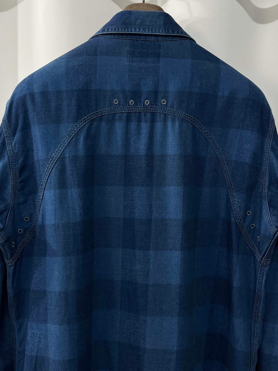 폴로 랄프로렌 Naval 해군 인디고 앵커 플레이드 워크셔츠 상품이미지9