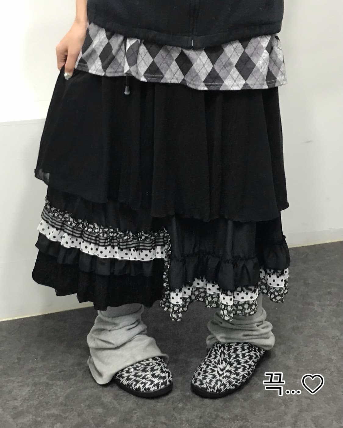 🩶블랙 레이어드 모리 Set 🩶 상품이미지5