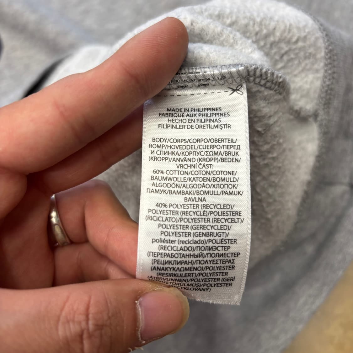 M 폴로랄프로렌 폴로베어 골프 그레이 맨투맨 상품이미지5