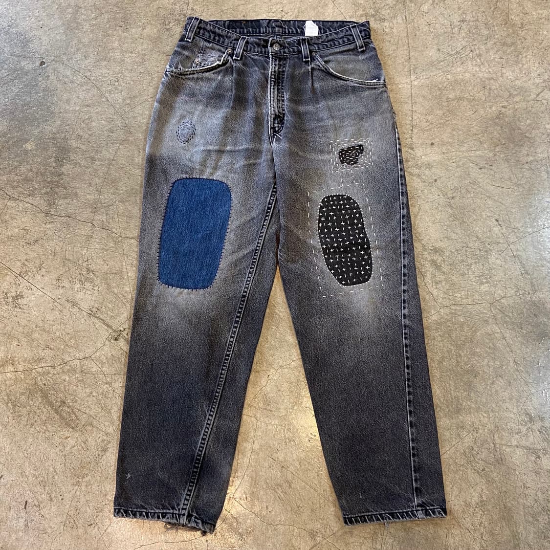 (32.5)90s 리바이스 580 오렌지탭 핸드워크 진 상품이미지1