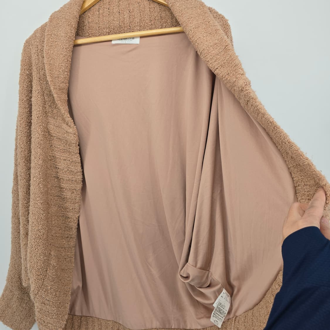 일본 빈티지 핑크 브라운톤   니트 가디건 숏 자켓 상품이미지9