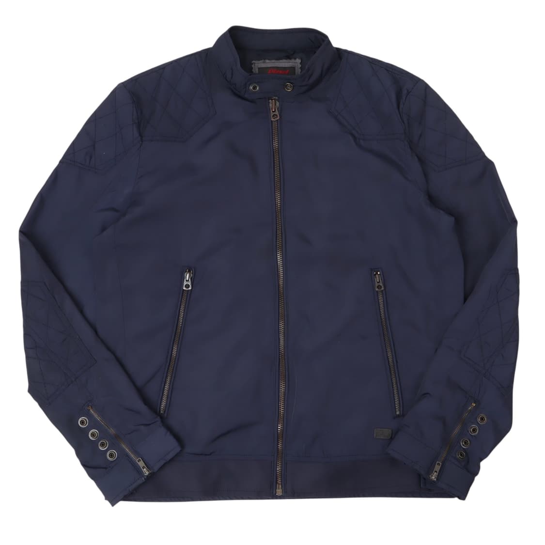 디젤 네이비 폴리 쉘 바이커 자켓 상품이미지1