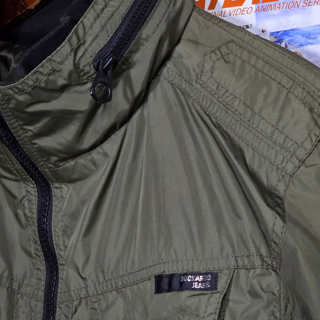 버커루 밀리터리 카키 바람막이 자켓  상품이미지3