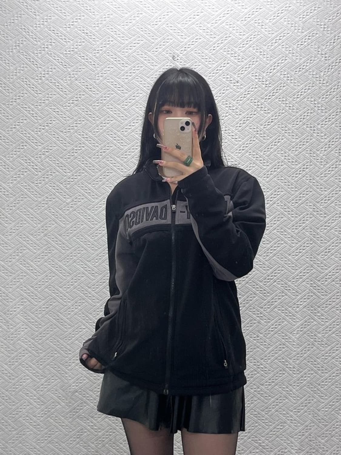 할리 데이비슨 올드스쿨 스트릿 모터사이클 레이싱 집업 S C11663 상품이미지2