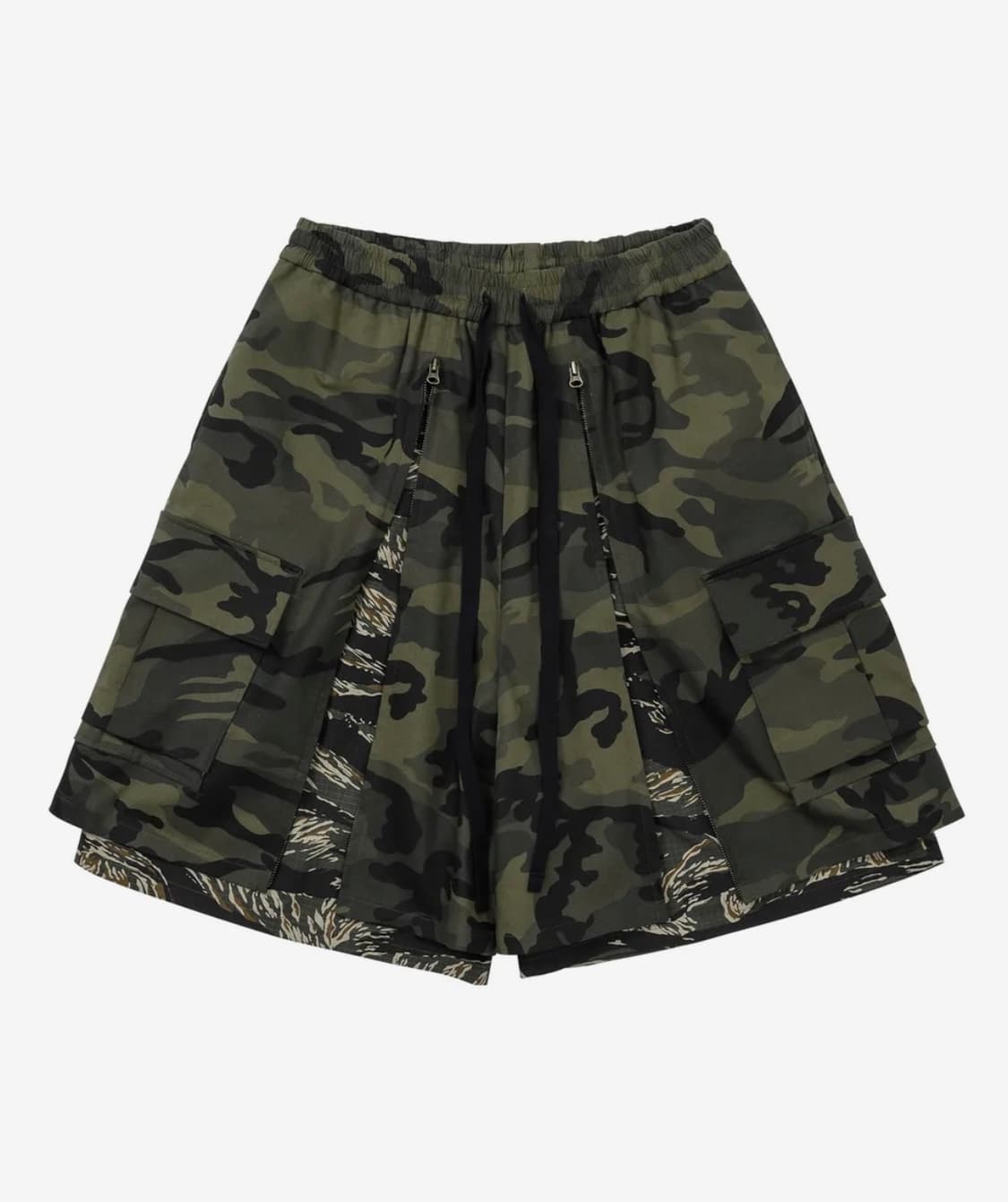 아조바이아조 Camouflage Layered Zip Up Pants 상품이미지1