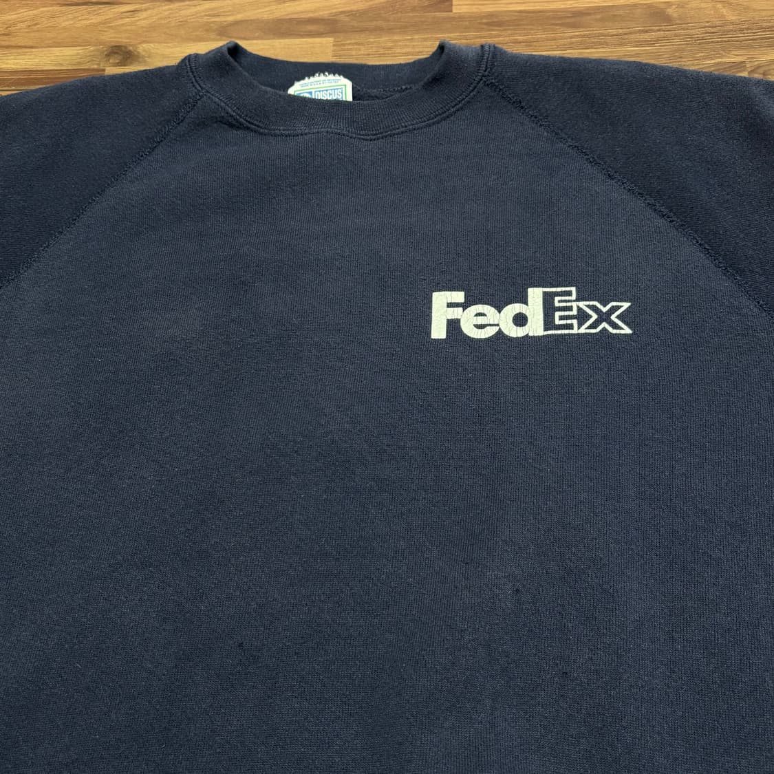 미제 90s 빈티지 FedEx 페덱스 네이비 discus 스웻셔츠 맨투맨 상품이미지2