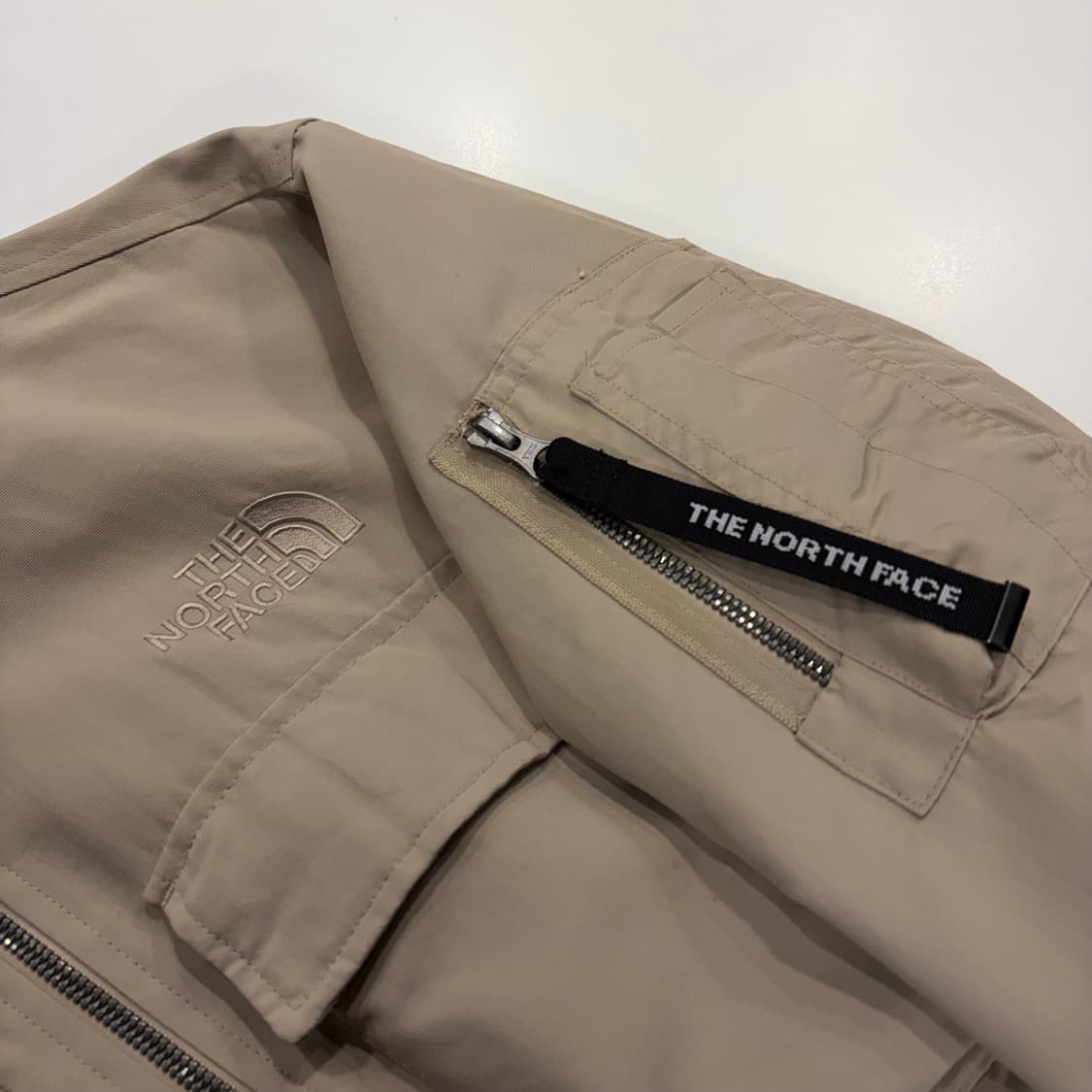 [90] 노스페이스 화이트라벨 우먼 밀턴 베이지 봄버 자켓 B720 상품이미지4