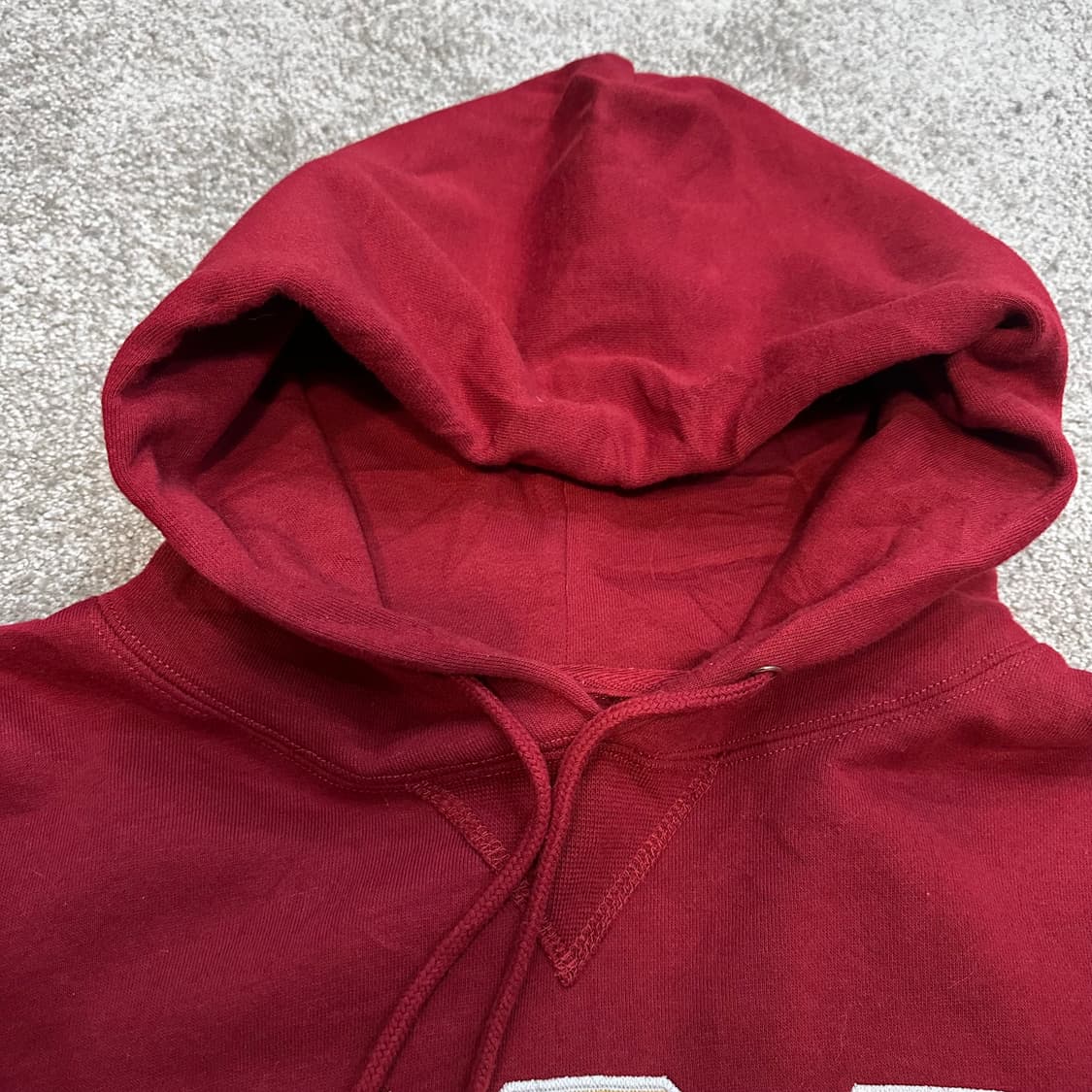 빈티지 USC 트로잔스 버건디 풀오버 후드티M 상품이미지2