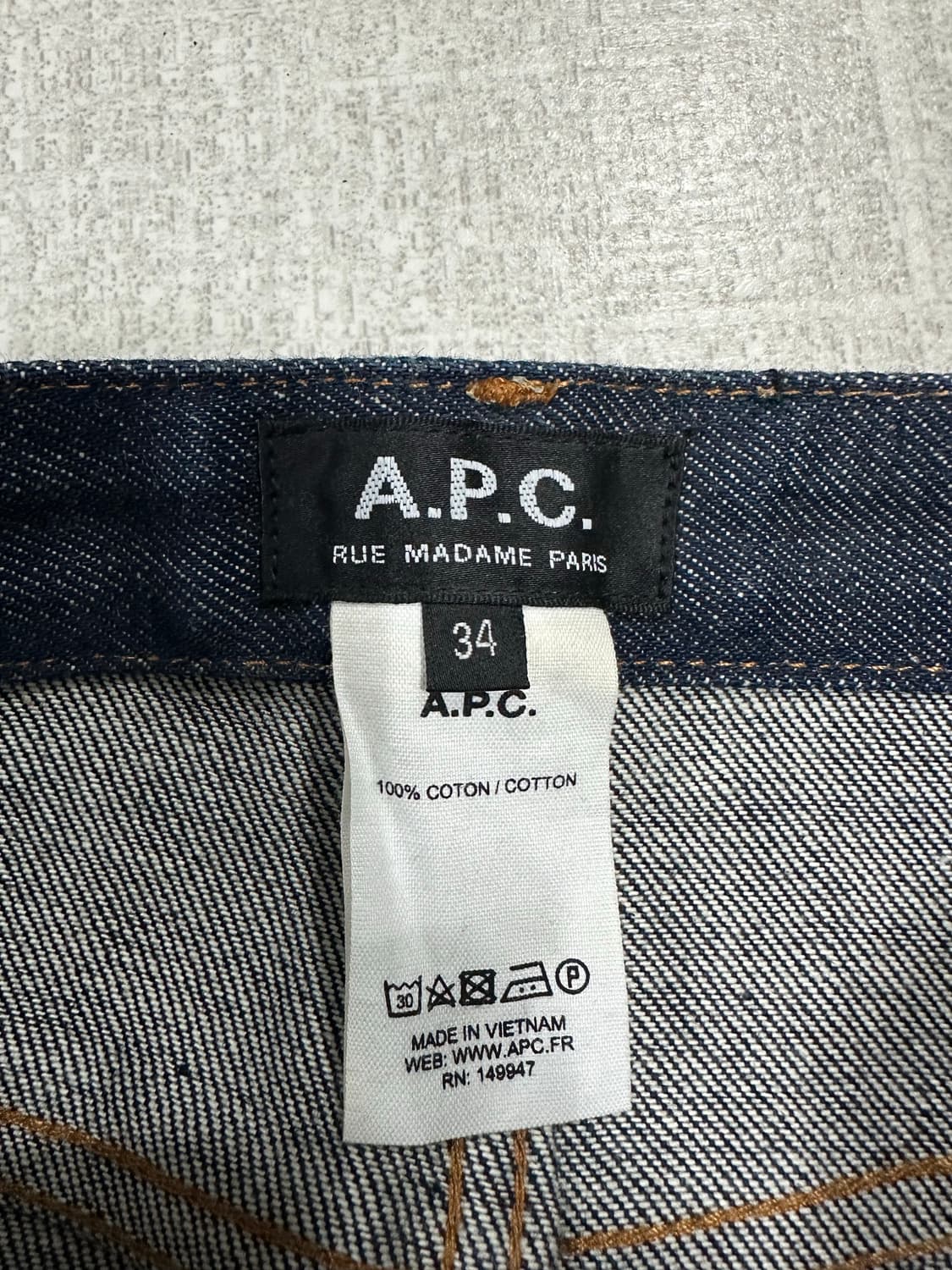 무료배송) A.P.C 생지 스커트  상품이미지5