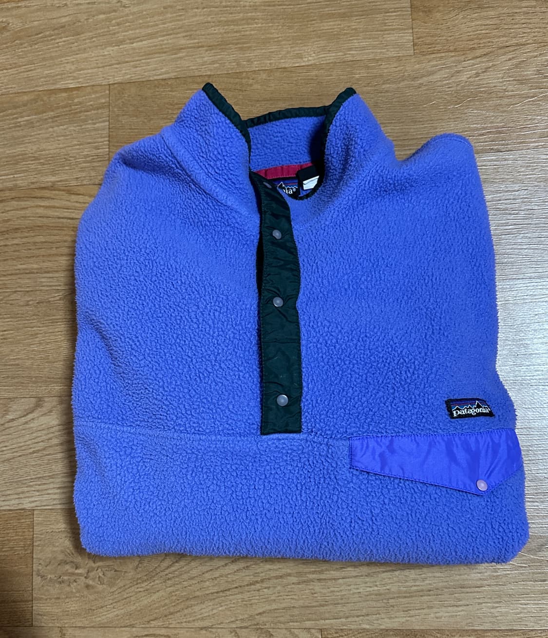 90s 파타고니아 신칠라 퍼플코발트 딥그린 L 상품이미지4