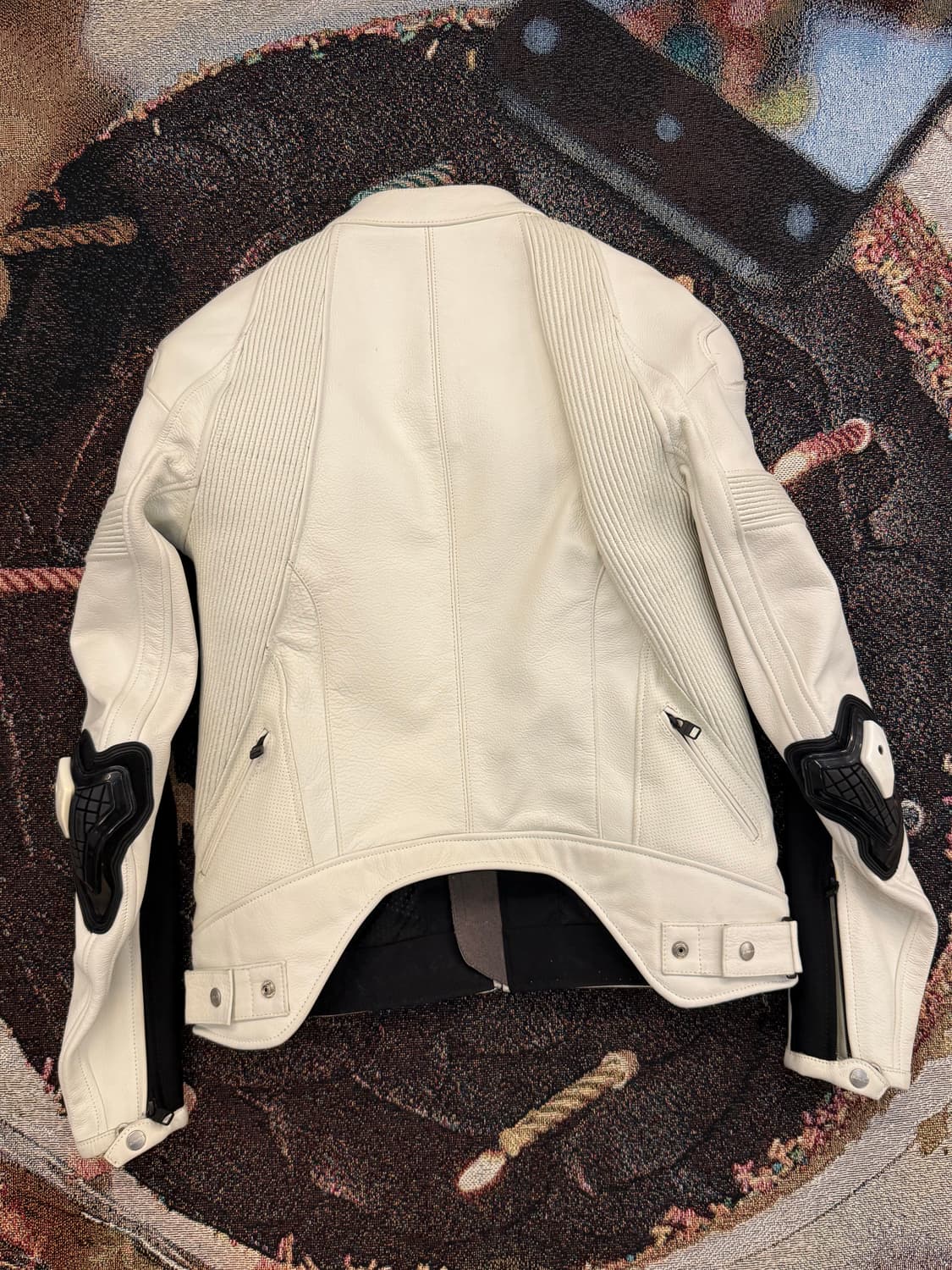 Alyx 알릭스 화이트/블랙 모토 레이싱 자켓 상품이미지2