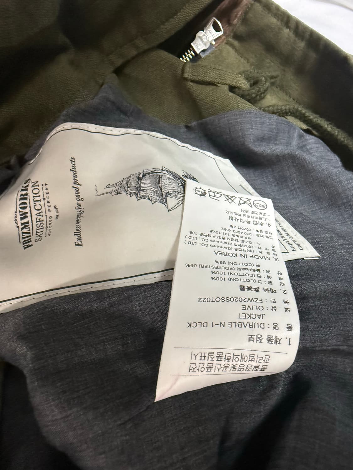 Frizmworks Khaki Hunting Jacket Corduroy 상품이미지5