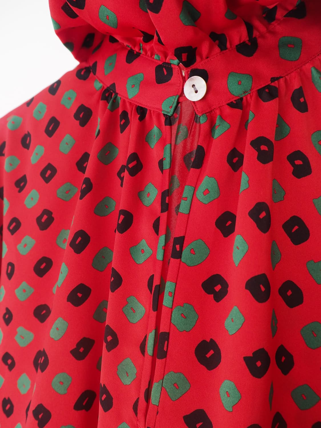 YVES SAINT LAURENT pattern blouse  상품이미지3