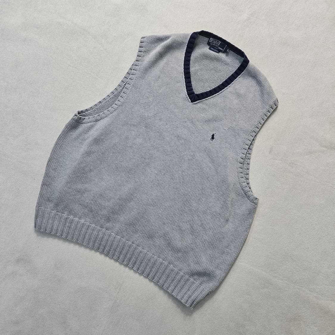 XL 폴로랄프로렌 코튼 니트 조끼 0327Y 상품이미지1