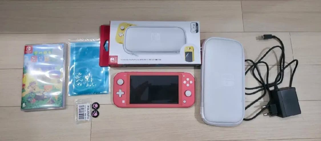 닌텐도 스위치 라이트 코랄 + 모동숲 풀세트 상품이미지1