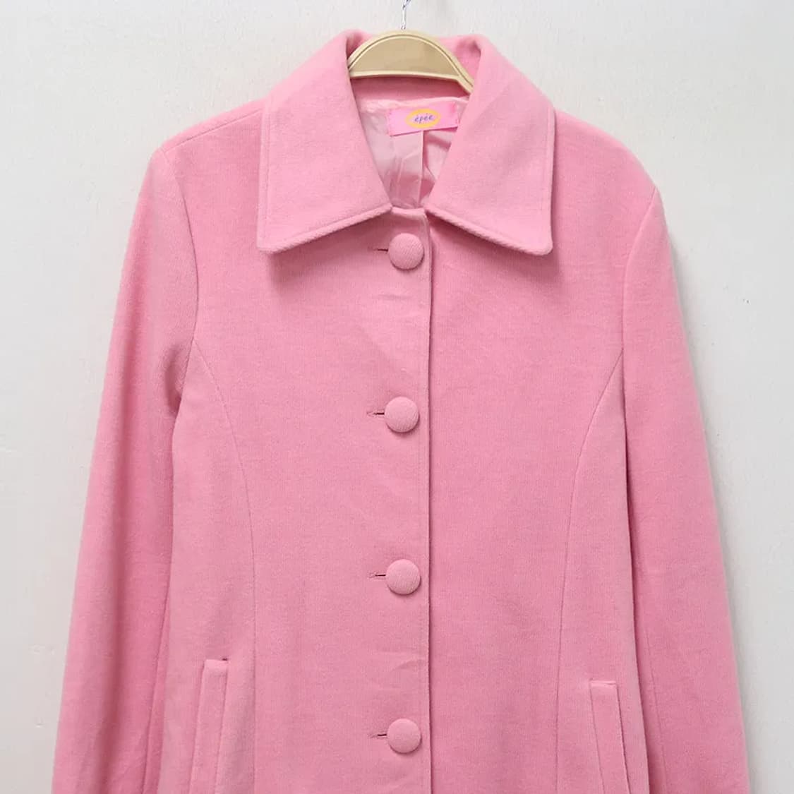 EPEE 핑크 딸기우유 히메갸루 울 혼방 미디 코트 62015 상품이미지3