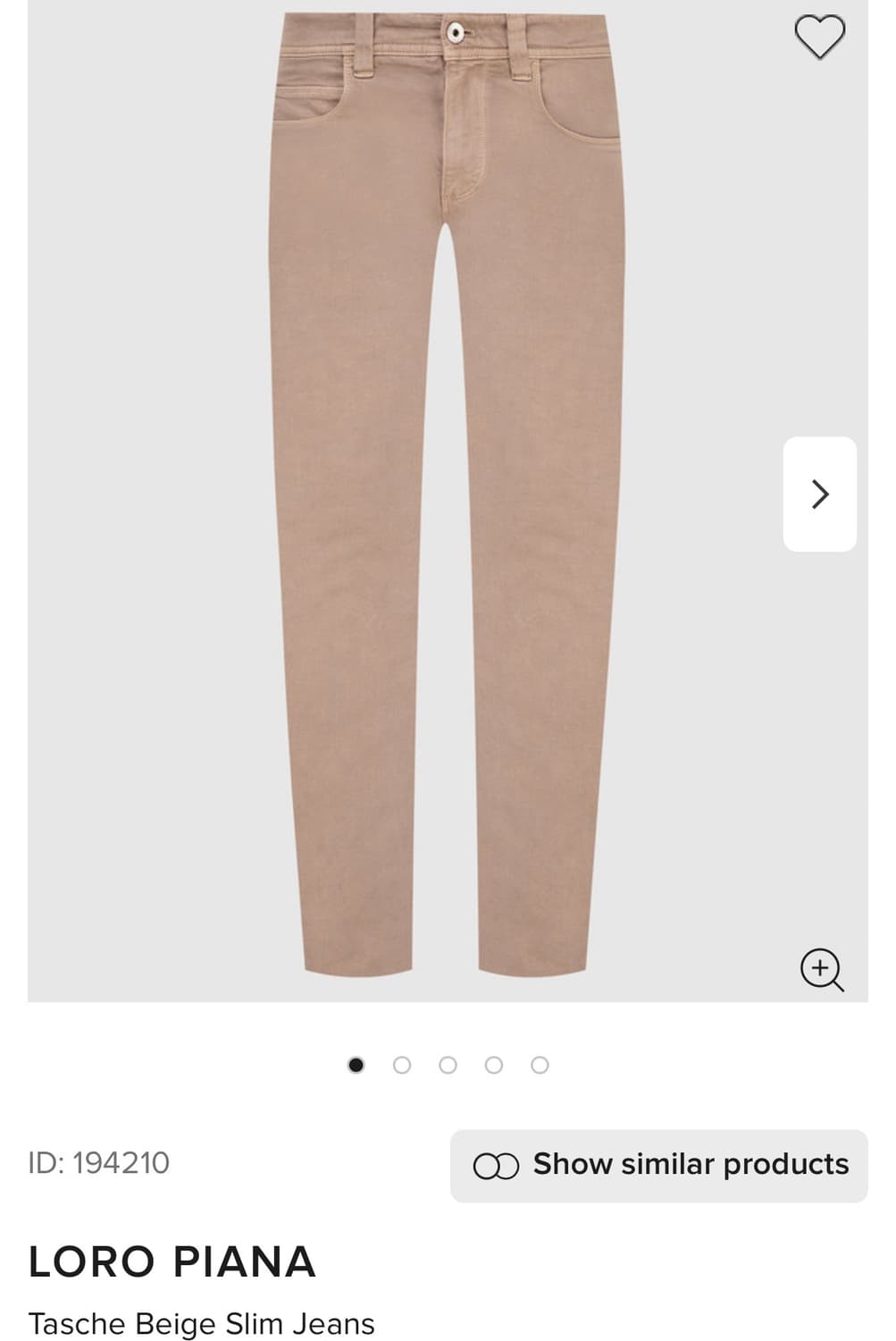 [31] 로로피아나 데님팬츠 상품이미지1