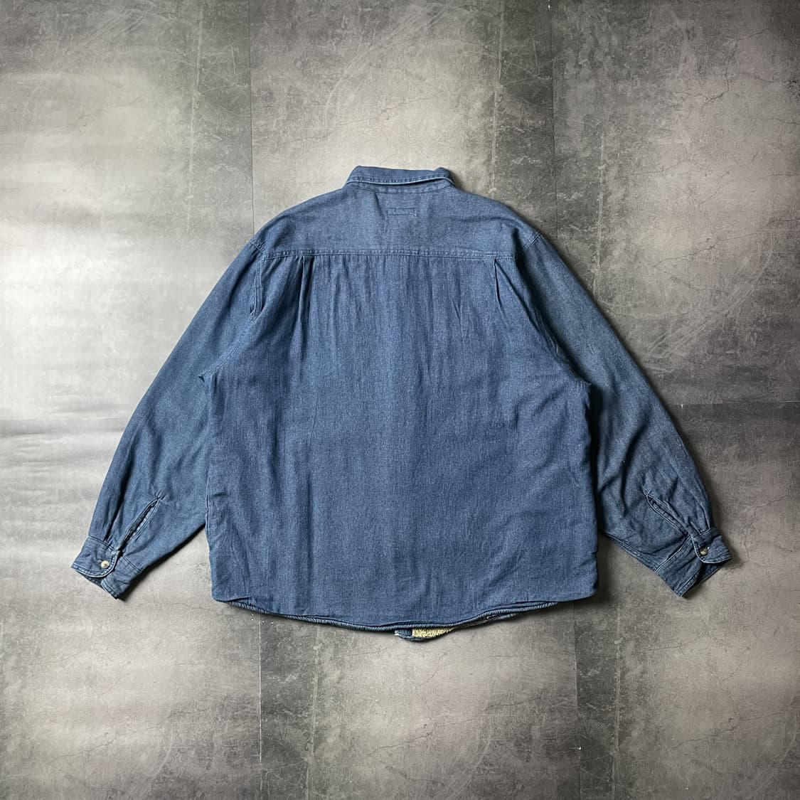 UNKNOWN 빈티지 셰르파안감 데님 셔츠자켓 A00443 상품이미지6
