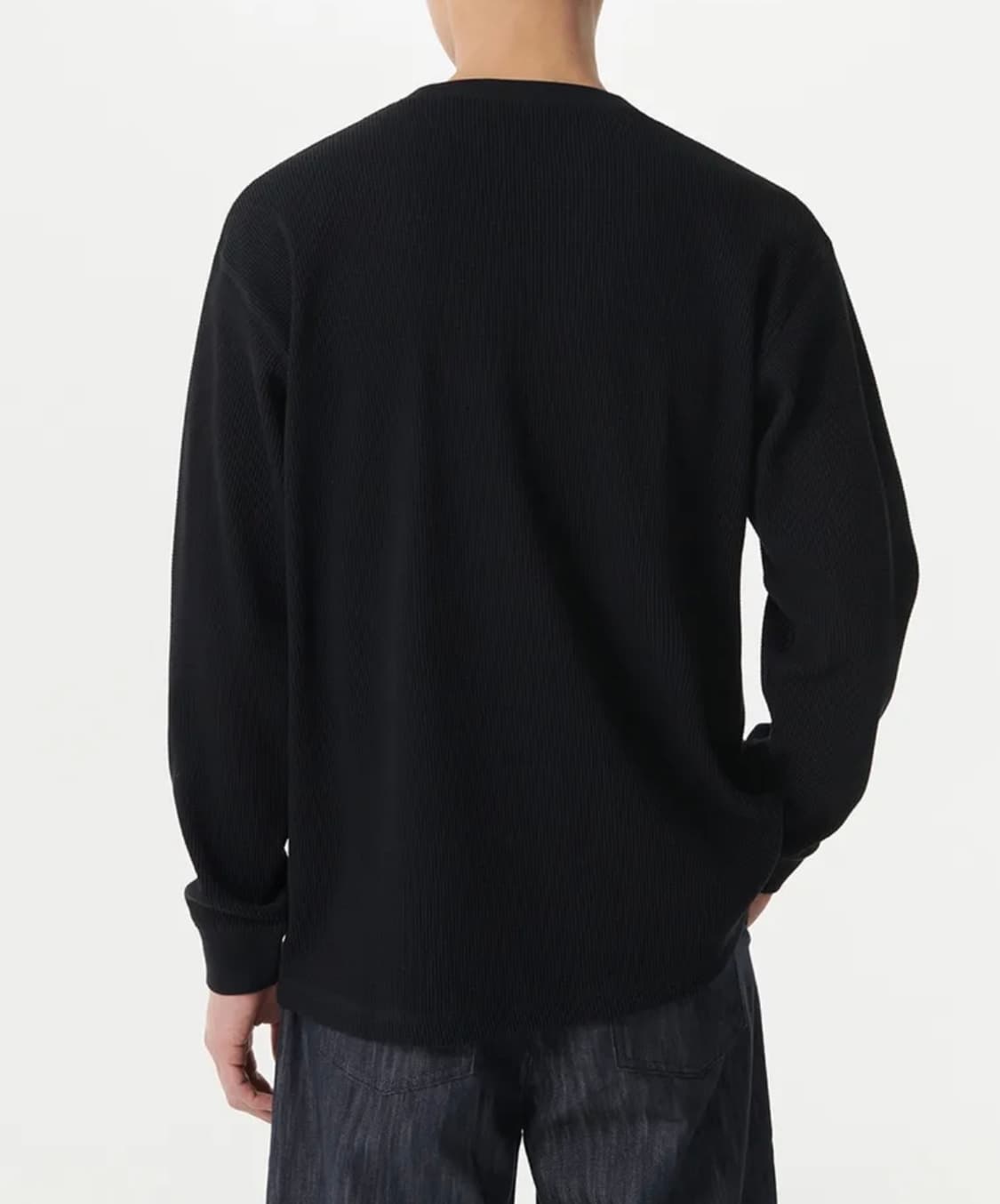 무신사스탠다드 와플 긴팔티 판매(XL) 상품이미지2