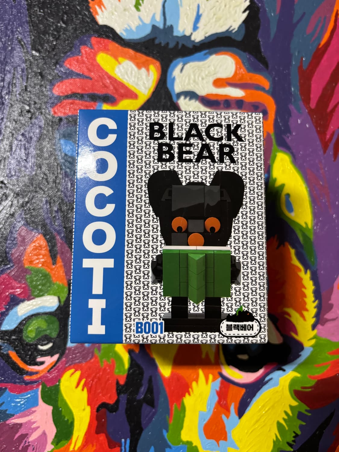 미개봉) 코코티 블랙베어 피규어 인테리어 소품 디오라마 상품이미지1