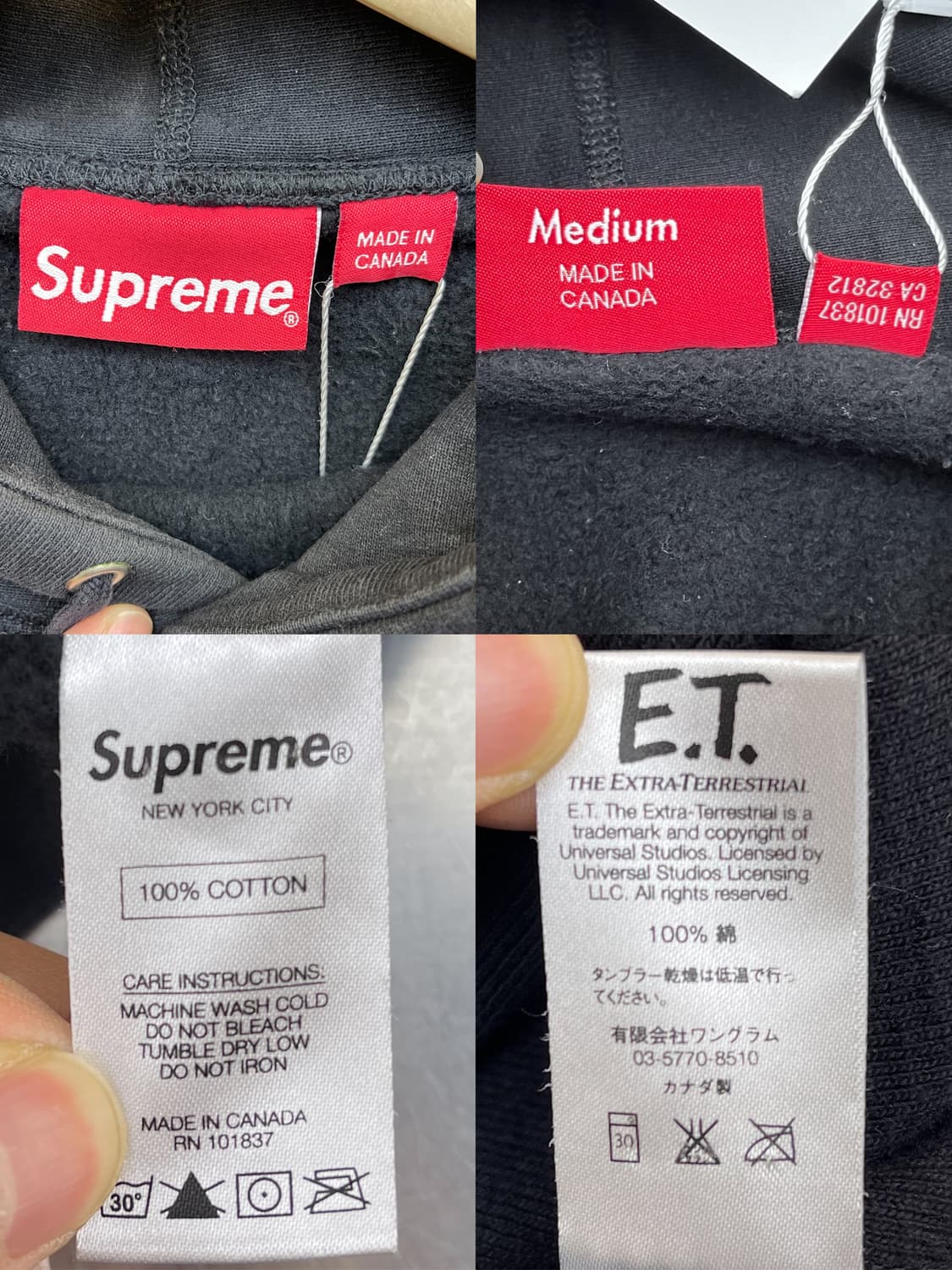 슈프림 x E.T 15fw E.T 프린트 후드티 상품이미지8