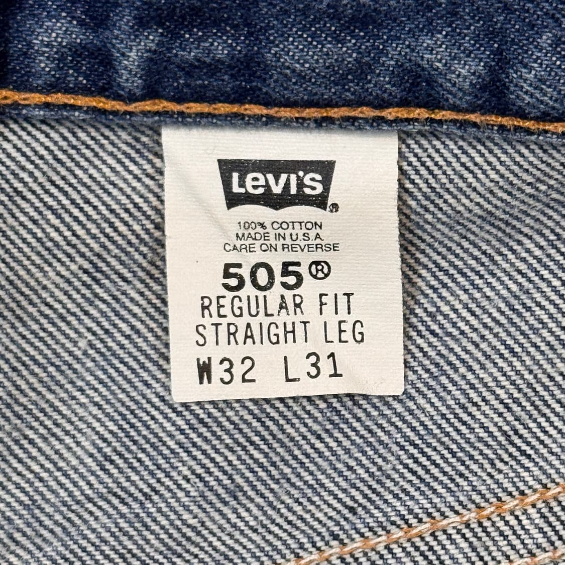 32inch) 리바이스 505 데님 청바지 USA 00s 상품이미지8