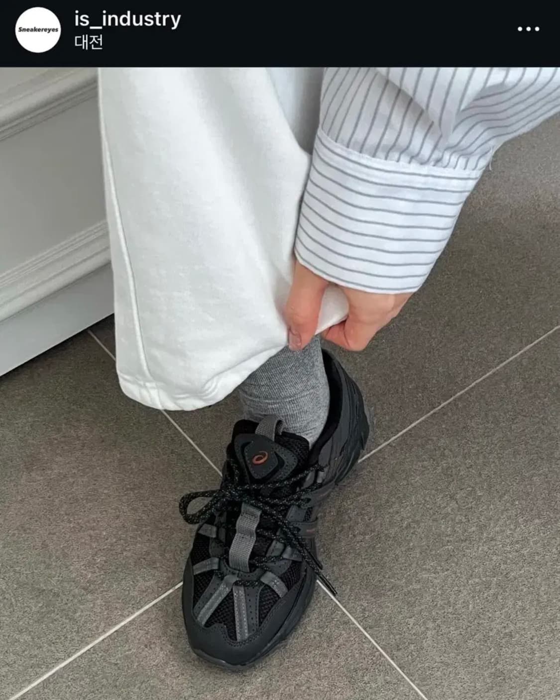 아식스 젤소노마 15-50 블랙 러스티브라운 240 상품이미지2