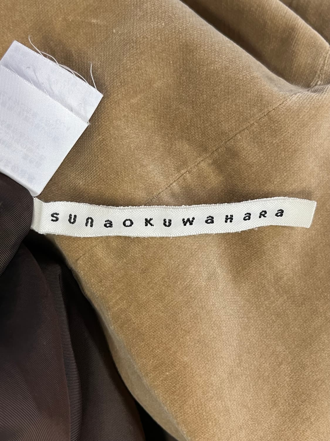 Sunaokuwahara 퍼 트리밍 벨벳 원피스 상품이미지6