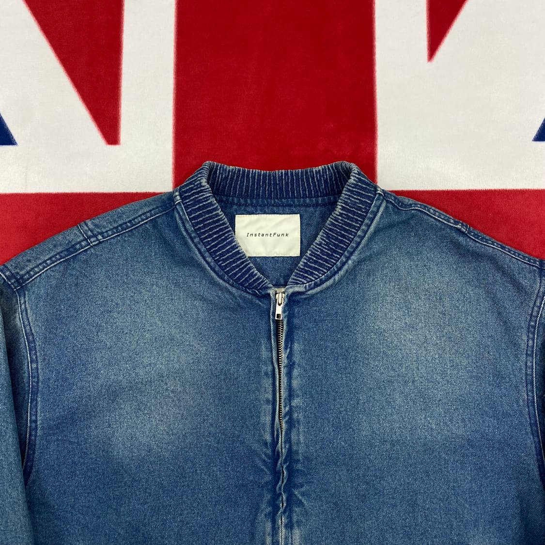 인스턴트펑크 데님 자켓 실측 L - XL  상품이미지3