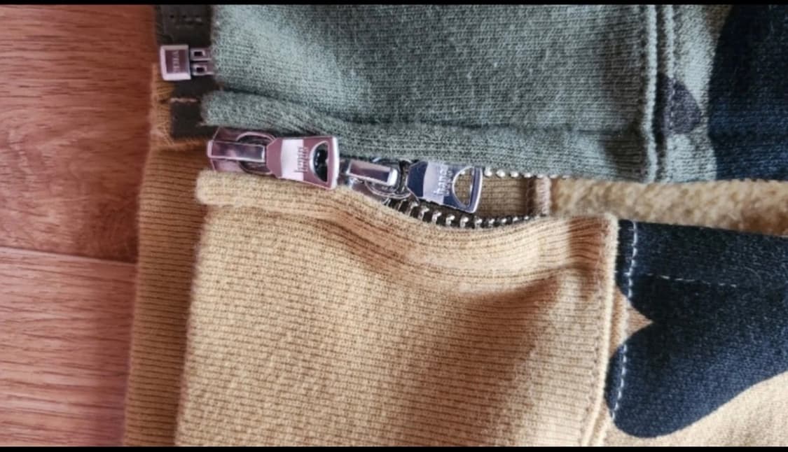 베이프 카모 풀후드 집업(XL) 새제품 상품이미지7