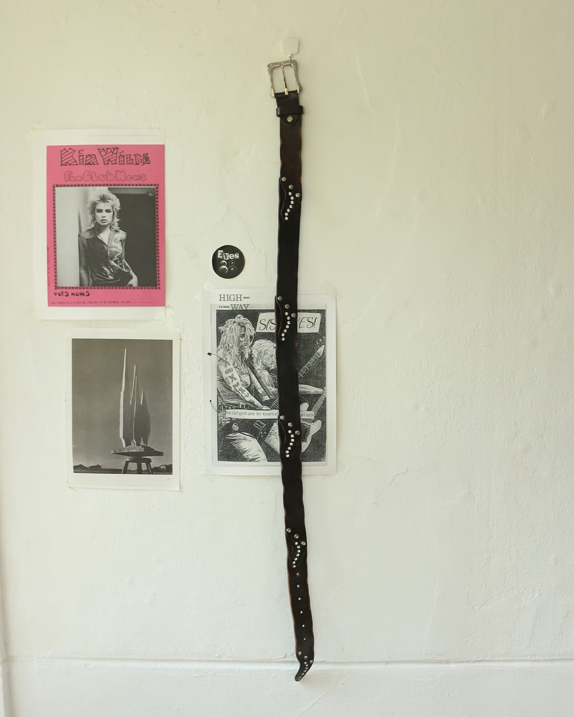 빈티지 스터드 레더 벨트  상품이미지5