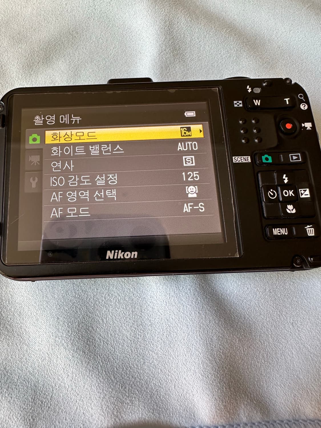 니콘 쿨픽스 aw100 블랙 민트급 빈티지디카 빈디  상품이미지4
