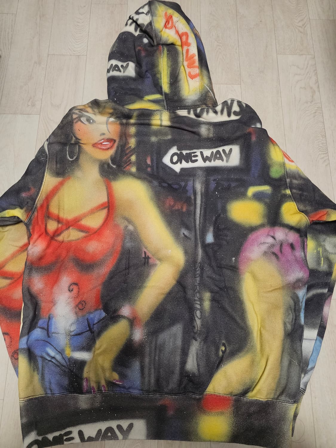 [L] 슈프림 레이디 핑크 후드 상품이미지1