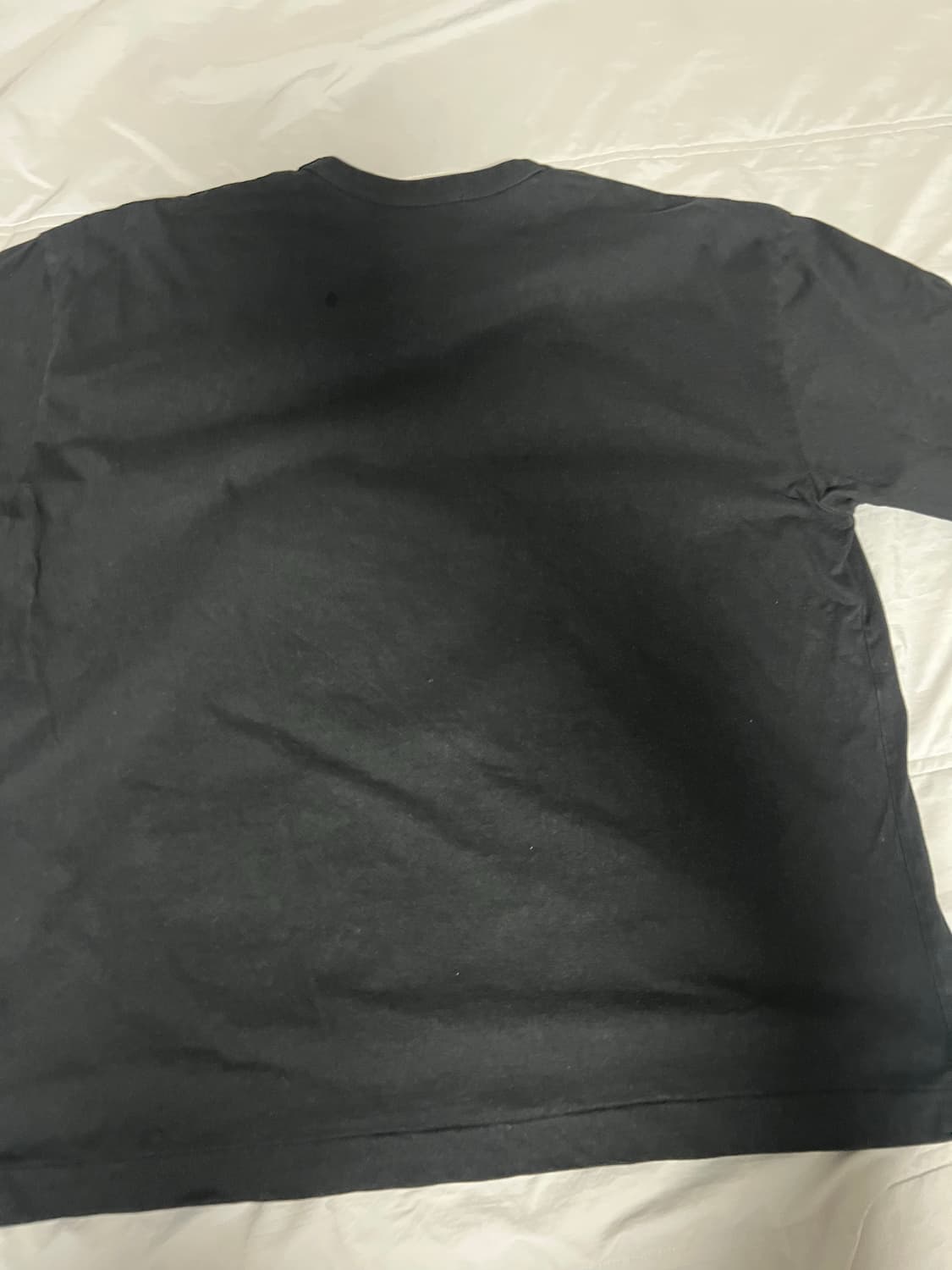 (S) 꼼데가르송 cdg 스몰로고 오버사이즈 반팔 블랙 상품이미지4